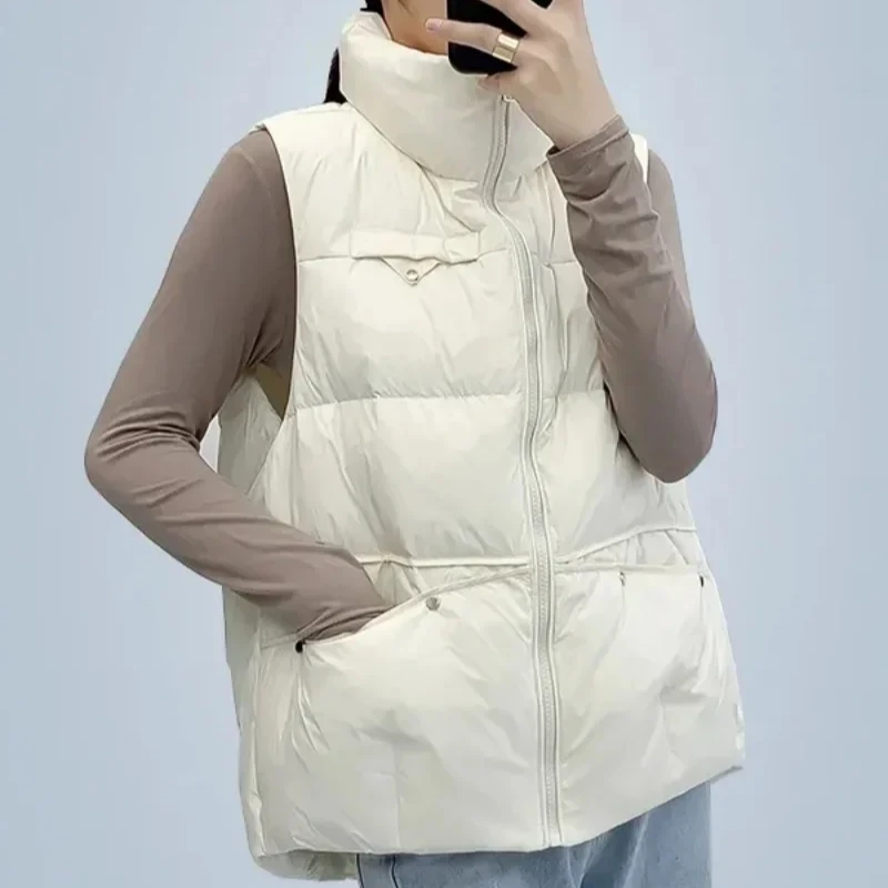Winter Clothing On Sale Women'S - หลวมเบาะผ้าฝ้ายเสื้อกั๊กผู้หญิงอบอุ่นราคาถูกอ่อนเยาว์เสื้อขาย E เสื้อกั๊กสําหรับผู้หญิง Demi-Season ฤดูหนาวเสื้อผ้าฤดูใบไม้ร่วง