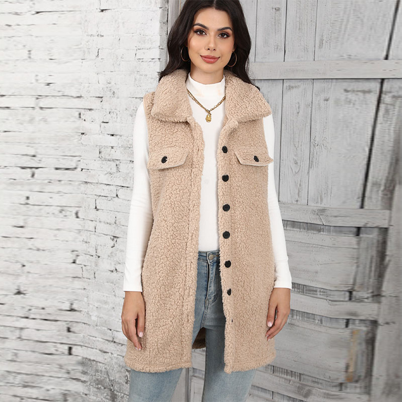 Winter Clothing On Sale Women'S - เสื้อกั๊กขนแกะสำหรับผู้หญิง แบบต่อผ้า สไตล์คลาสสิก เสื้อผ้าฤดูหนาวราคาถูก ลดราคา เสื้อคลุมกันหนาวสำหรับผู้หญิง