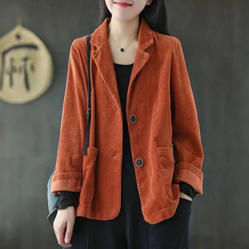 Winter Clothing On Sale Women'S - หญิง Crop เสื้อโค้ทและแจ็คเก็ตแขนยาวโปรโมชั่นผู้หญิงสั้น Blazers เกาหลีแฟชั่นหรูหราเสื้อผ้าขาย Outerwear