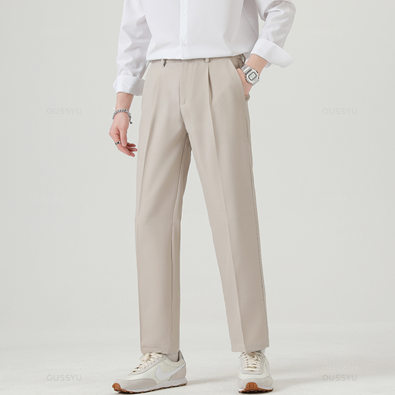 กางเกงสูทผู้ชายทรงเรียบหรู สไต - Winter Clothing Brands บทวิจารณ์และราคา