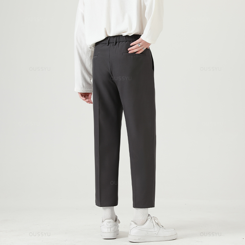 กางเกงสูทผู้ชายทรงเรียบหรู สไต - Winter Clothing Brands บทวิจารณ์และราคา