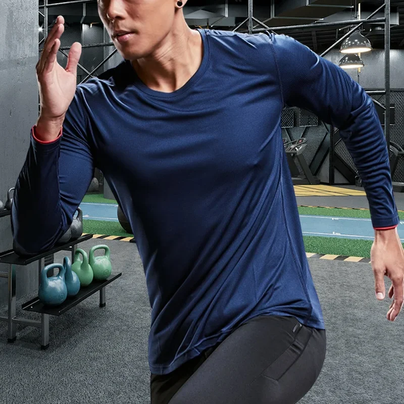 ผู้ชายวิ่งเสื้อกีฬาเสื้อแขนยาว - Winter Clothing Equipment บทวิจารณ์และราคา