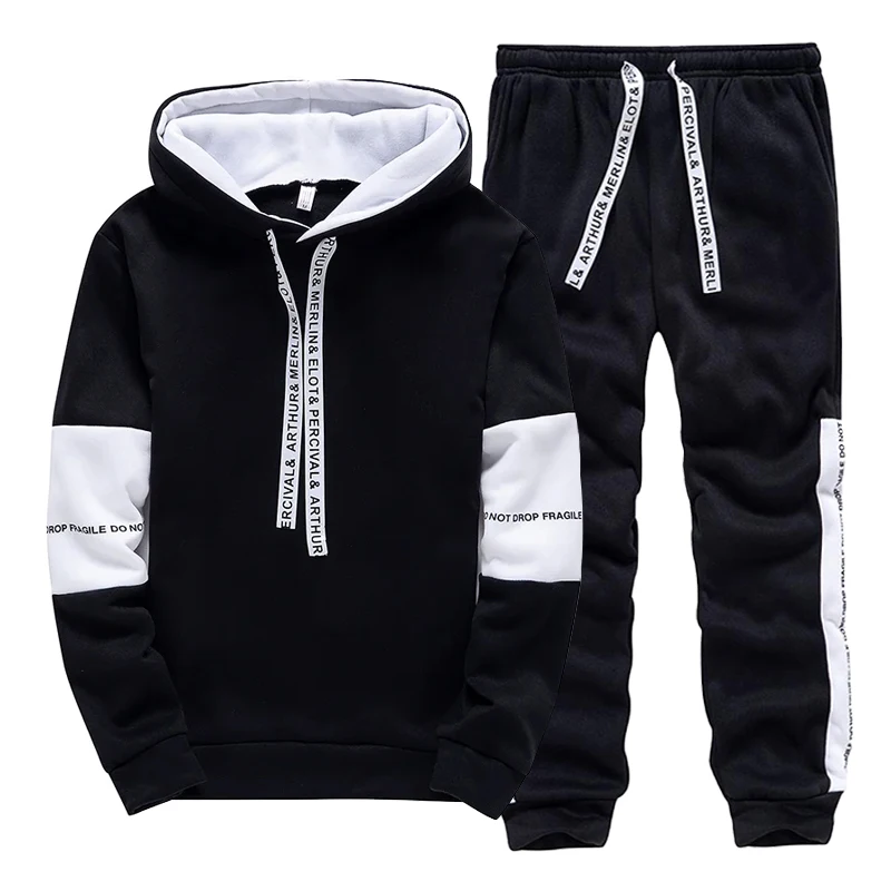 ชุดวอร์มผู้ชายสีขาวดำ แฟชั่นลำ - Winter Clothing Fashion บทวิจารณ์และราคา