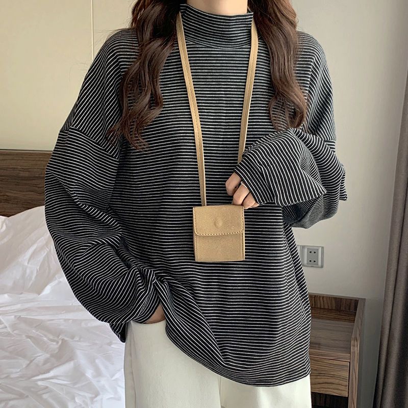 ฤดูใบไม้ร่วงฤดูหนาวครึ่งคอสูงแ - Winter Clothing Affordable บทวิจารณ์และราคา