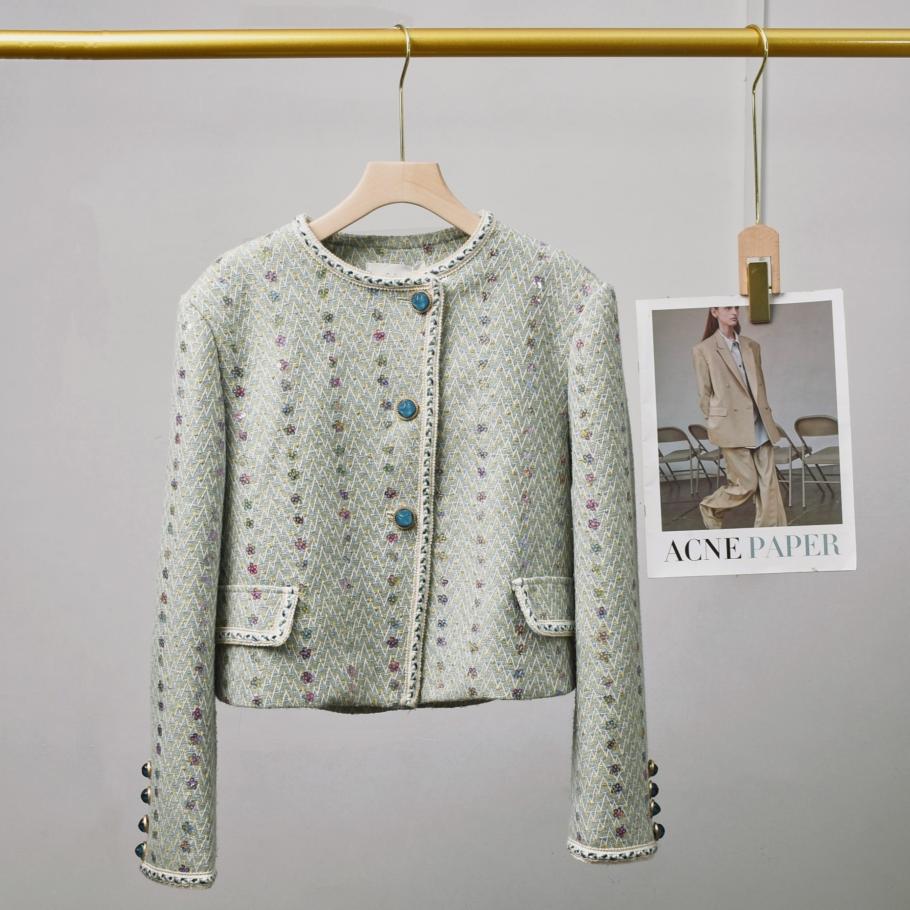 ผู้หญิงElegant Tweedหรูหราชุดเ - Winter Clothing Line บทวิจารณ์และราคา