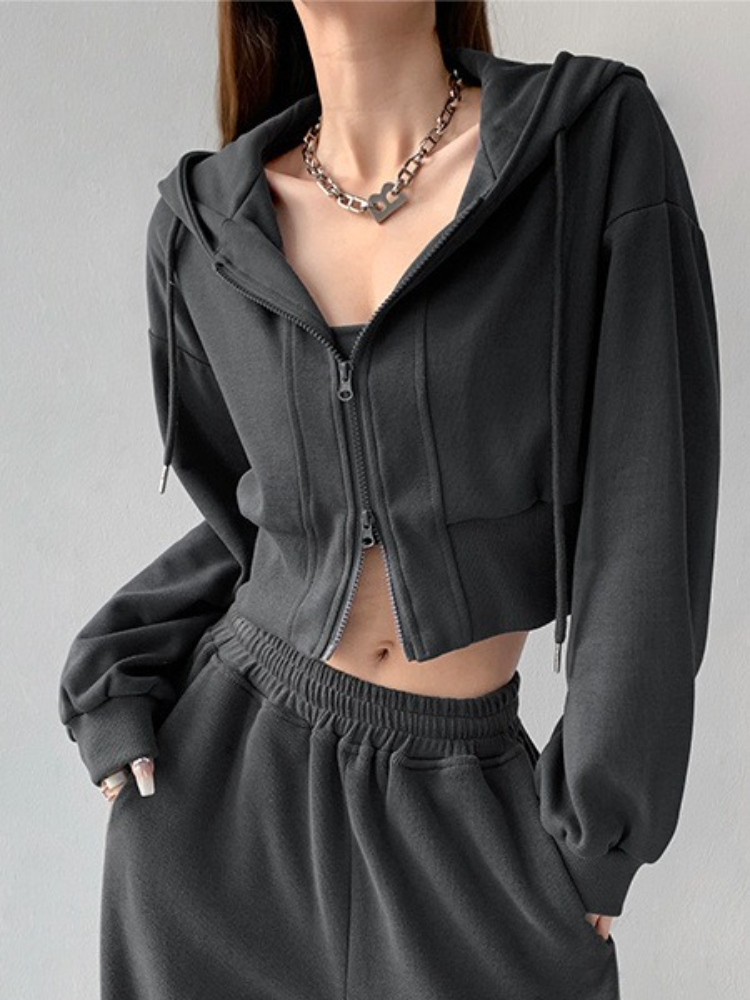 เสื้อฮู้ดผู้หญิงแบบมีซิปเต็มตั - Winter Clothing Essentials For Women บทวิจารณ์และราคา