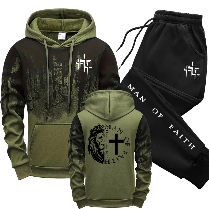 ชุดเซ็ตผู้ชายลาย Man of Faith  - Winter Clothing Stores บทวิจารณ์และราคา