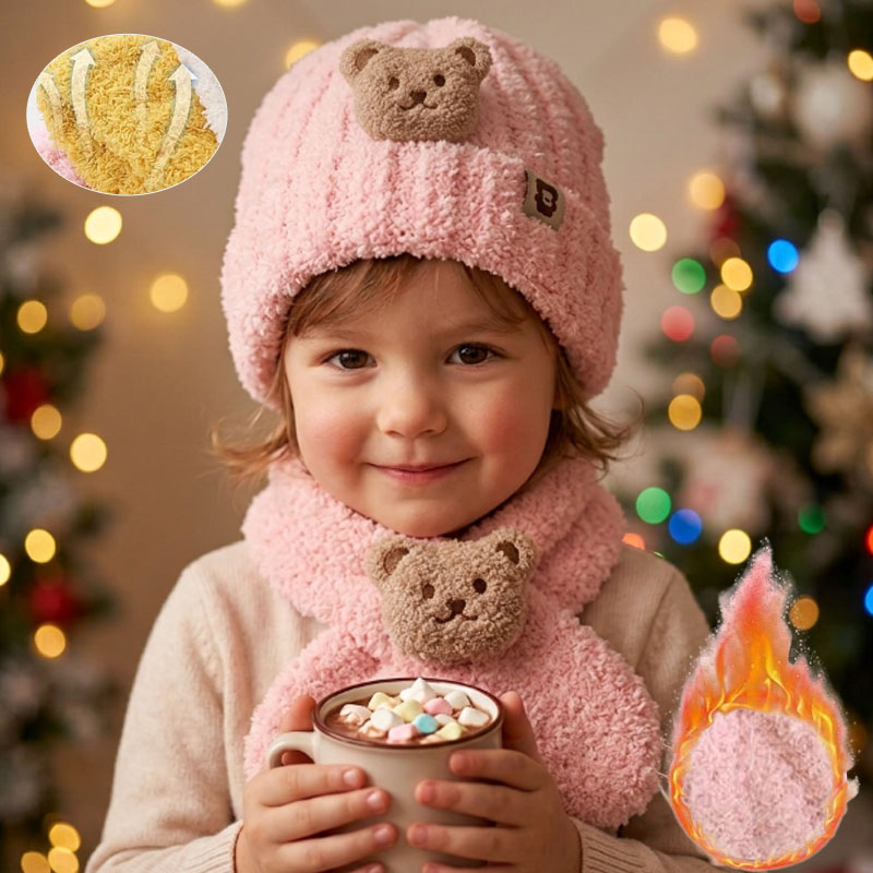 1-10 ชิ้น ชุดหมวกและผ้าพันคอเด - Winter Clothing Baby บทวิจารณ์และราคา